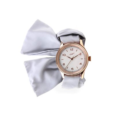 Relógio Analógico Feminino Chilli A Trois Julia Cinza 0119