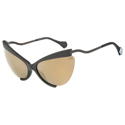 Óculos de Sol Feminino Dudu Bertholini Dourado