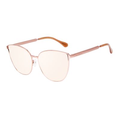 Óculos de Sol Feminino Chilli Beans Cat Metal Fosco Rosé