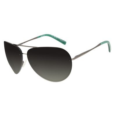 Óculos de Sol Unissex Chilli Beans Aviador Metal Verde