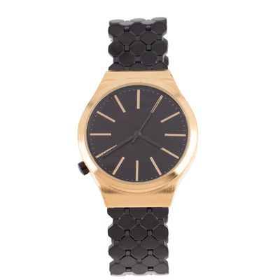 Relógio Analógico Feminino Infinity Metal Preto