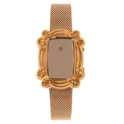 Relógio Digital Feminino Friends Olho Mágico Dourado