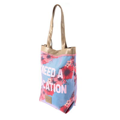 Bolsa Feminina I Need Vacation Chilli Beans Azul Claro