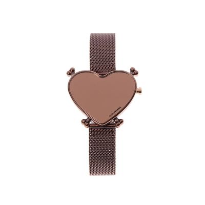 Relógio Digital Feminino Rock In Rio Emo Marrom