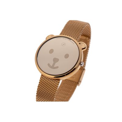 Relógio Digital Feminino Chilli Beans Urso Dourado