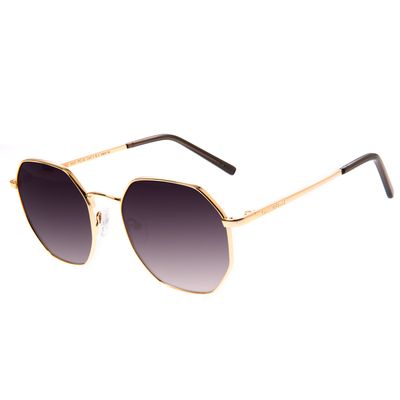 Óculos De Sol Unissex Chilli Beans Octagonal Fashion Dourado