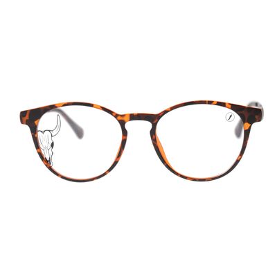 Armação Para Óculos de Grau Unissex Western Redondo Ferradura Ouro Velho