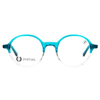 Armação Para Óculos de Grau Unissex Poetas Augusto dos Anjos Azul