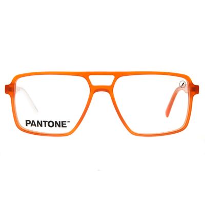 Armação Para Óculos de Grau Masculino Pantone Aviador Laranja