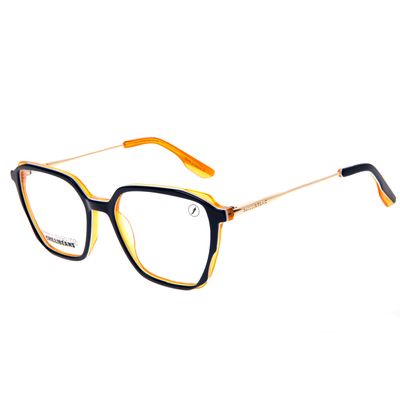 Armação Para Óculos De Grau Feminino Chilli Beans Premium Quadrado Marrom Dourado