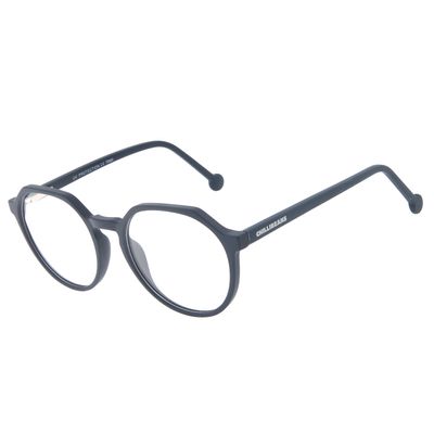 Armação para Óculos de Grau Ótica Chilli Beans Masculino Redondo Azul Marinho