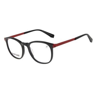 Armação Para Óculos de Grau Masculino Pantone Quadrado Laranja