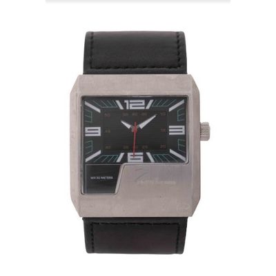 Relógio Analógico Masculino Chilli Beans Bracelete Quadrado Preto