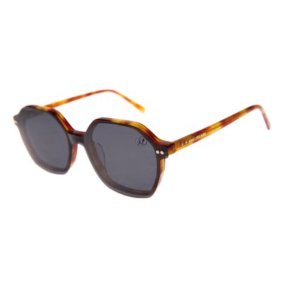 Armação Para Óculos de Grau Feminino Ótica Chilli Beans Multi Quadrado Polarizado Marrom Claro