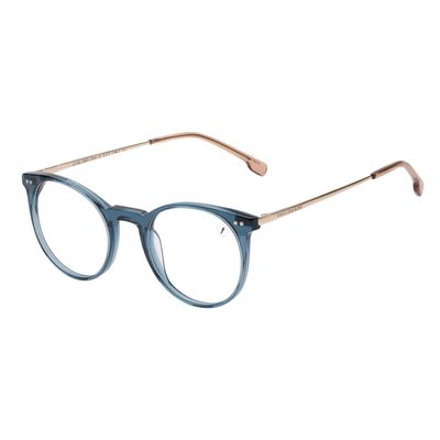 Armação Para Óculos de Grau Feminino Ótica Chilli Beans Redondo AC Azul
