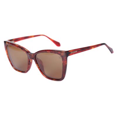 Armação Para Óculos de Grau Feminino Ótica Chilli Beans Multi Polarizado Quadrado Marrom