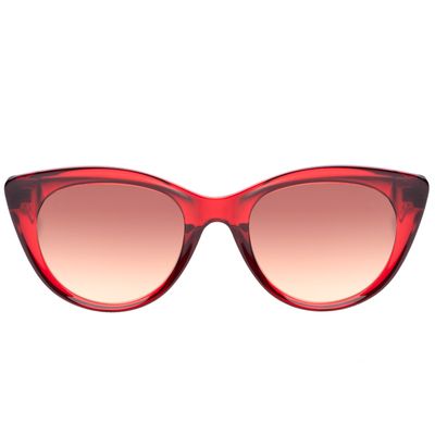 Óculos de Sol Feminino Eco Chilli Gatinho Vintage Vermelho