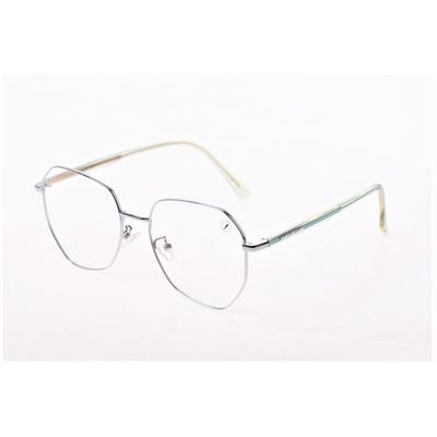 Armação Para Óculos De Grau Unissex Chilli Beans Octagonal Prata Verde