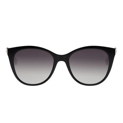 Óculos de Sol Feminino Eco Chilli Gatinho Clássico Degradê Preto