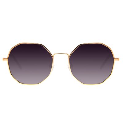 Óculos de Sol Feminino Chilli Beans Hexagonal Dourado