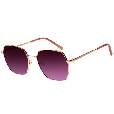 Óculos de Sol Feminino Ótica Chilli Beans Quadrado Metal Roxo