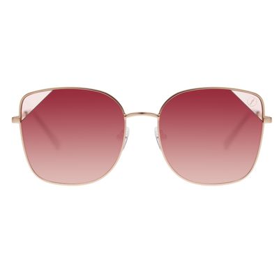 Óculos De Sol Feminino Chilli Beans Fashion Quadrado Dourado