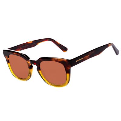 Óculos de Sol Feminino Premium Trend Quadrado Marrom