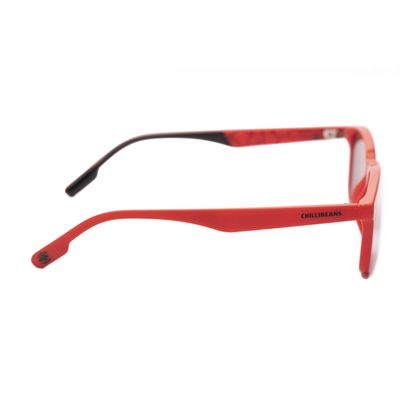 Óculos de Sol Infantil Masculino Spider-Man Quadrado Teia Vermelho