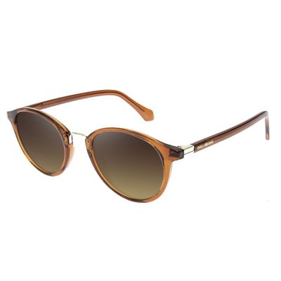 Óculos de Sol Feminino Ótica Chilli Beans Redondo Laranja