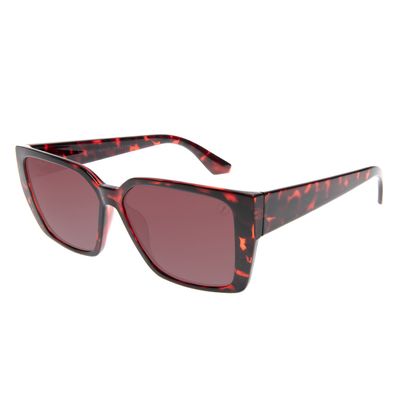 Óculos de Sol Feminino Ótica Chilli Beans Quadrado Clássico Vinho