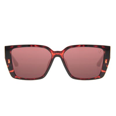 Óculos de Sol Feminino Ótica Chilli Beans Quadrado Clássico Vinho