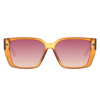 Óculos de Sol Feminino Ótica Chilli Beans Quadrado Clássico Marrom
