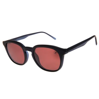Armação Para Óculos de Grau Masculino Ótica Chilli Beans Multi Redondo Polarizado Azul