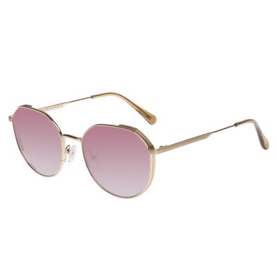 Óculos de Sol Feminino Chilli Beans Redondo Metal Marrom