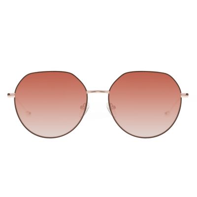 Óculos de Sol Feminino New Retrô Redondo Rosé