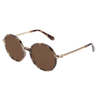 Óculos de Sol Feminino Rolling Stones Redondo Fashion Tartaruga