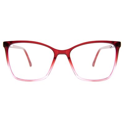 Armação Para Óculos de Grau Feminino Ótica Chilli Beans Clássicos Gatinho Vinho