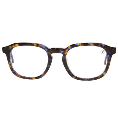 Armação Para Óculos de Grau Masculino Ótica Chilli Beans Quadrado AC Tartaruga Azul