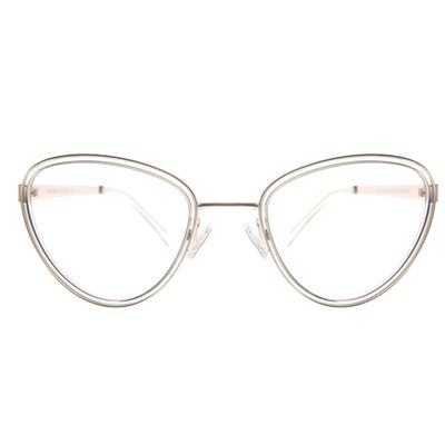 Armação Para Óculos de Grau Feminino Ótica Chilli Beans Gatinho Slim Dourado