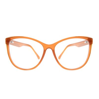 Armação Para Óculos de Grau Feminino Ótica Chilli Beans Gatinho TR90 Caramelo