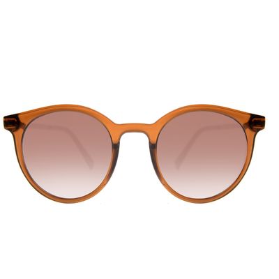 Óculos de Sol Feminino Chilli Beans Redondo Casual Poli Marrom
