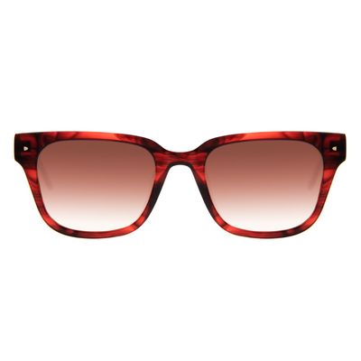 Óculos de Sol Feminino Ótica Chilli Beans Quadrado Casual Vermelho
