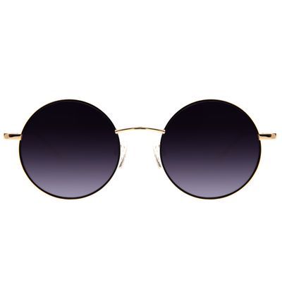 Óculos de Sol Feminino Ótica Chilli Beans Redondo Slim Marrom