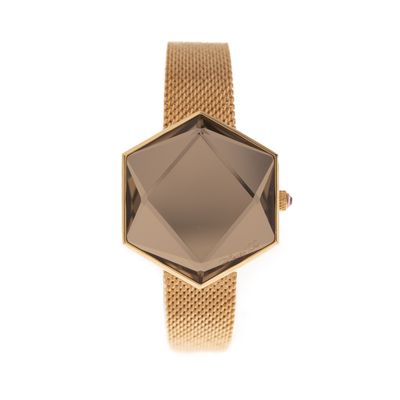 Relógio Digital Feminino Disney 100 Facetado Dourado