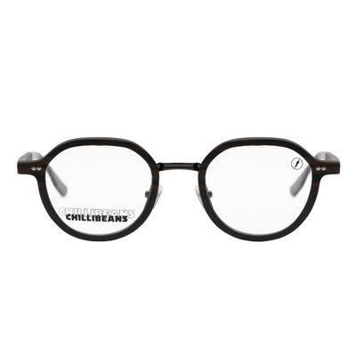 Armação Para Óculos De Grau Unissex Premium Edition Redondo Ônix