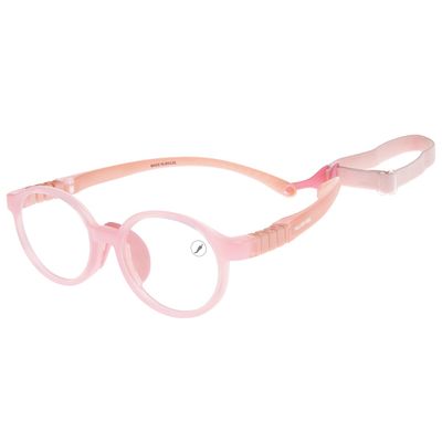 Armação Para Óculos de Grau Infantil Unissex Chilli Beans Superflex TR90 Rosa