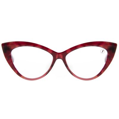 Armação Para Óculos de Grau Feminino Ótica Chilli Beans Gatinho AC Vermelho
