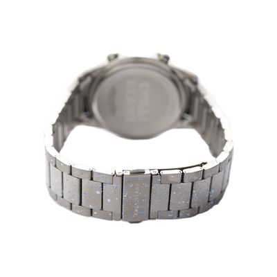 Relógio Digital Unissex Chilli Hits Redondo Prata