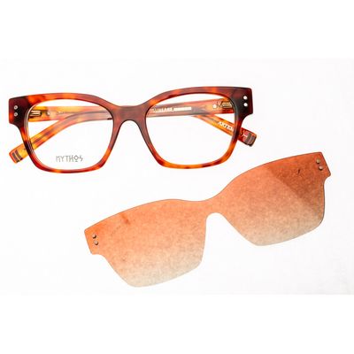 Armação Para Óculos de Grau Feminino Mythos Ártemis Polarizado Caramelo