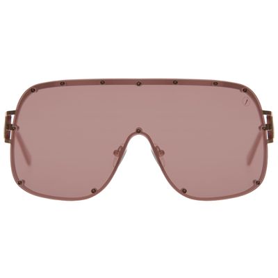 Óculos De Sol Feminino Bianca Andrade Máscara Marrom